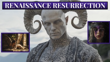 Renaissance Portal: Jesus And The Sphinx